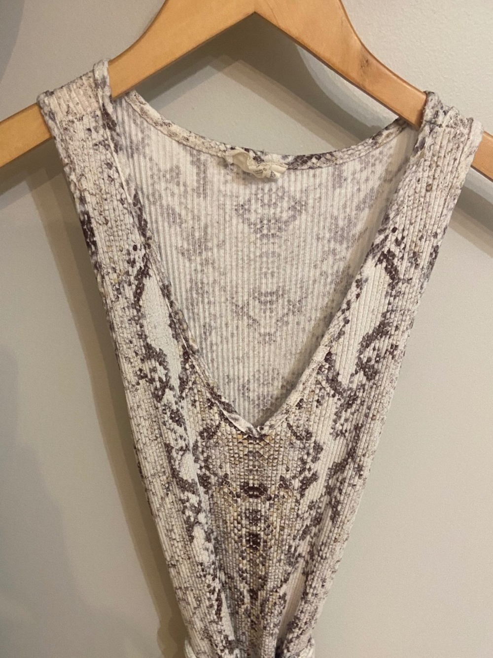soft  snake print dress